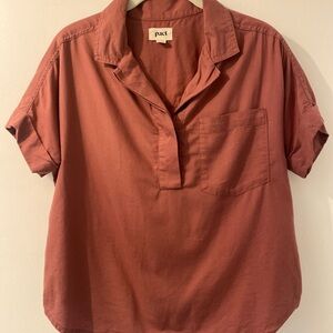 Pact Organic Cotton Gauze pullover top